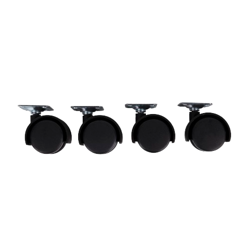Twin Wheel Castor - Plate