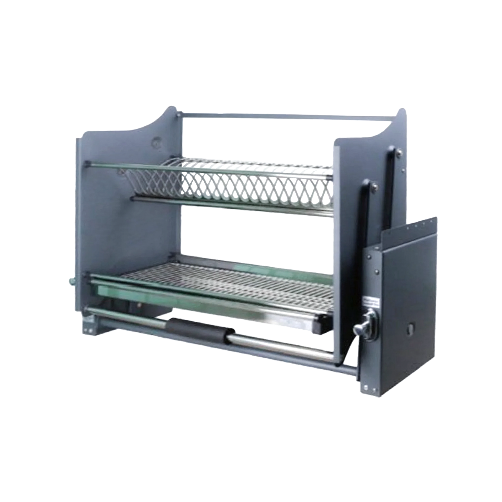 Up And Down Storage Kit Elevator With Dish Rack - SUS 304 - Image 3